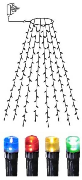 Eglo 410719 - LED Kültéri karácsonyi lánc SERIE LED 160xLED 2m IP44 többszínű