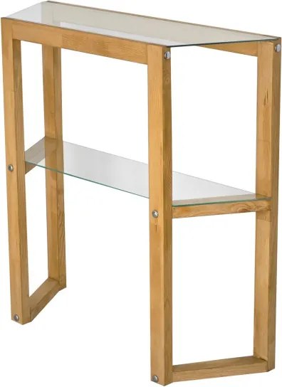 Trapezoid komód, tölgy, 85 cm