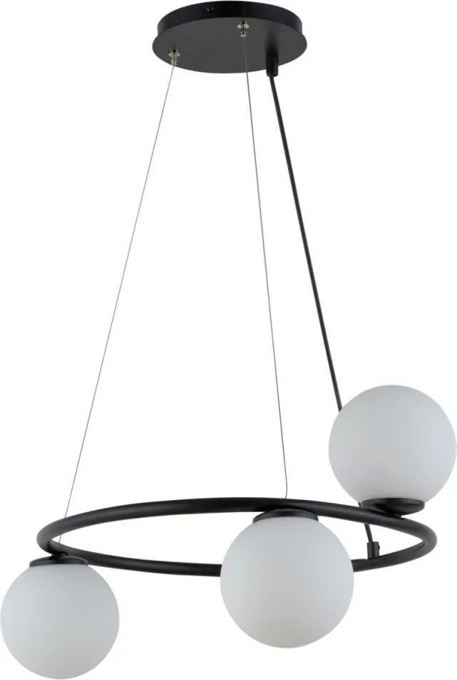 SIGMA LIGHTING 33382 GAMA Többágú Függesztett Lámpa Fehér, Fekete G9 IP20