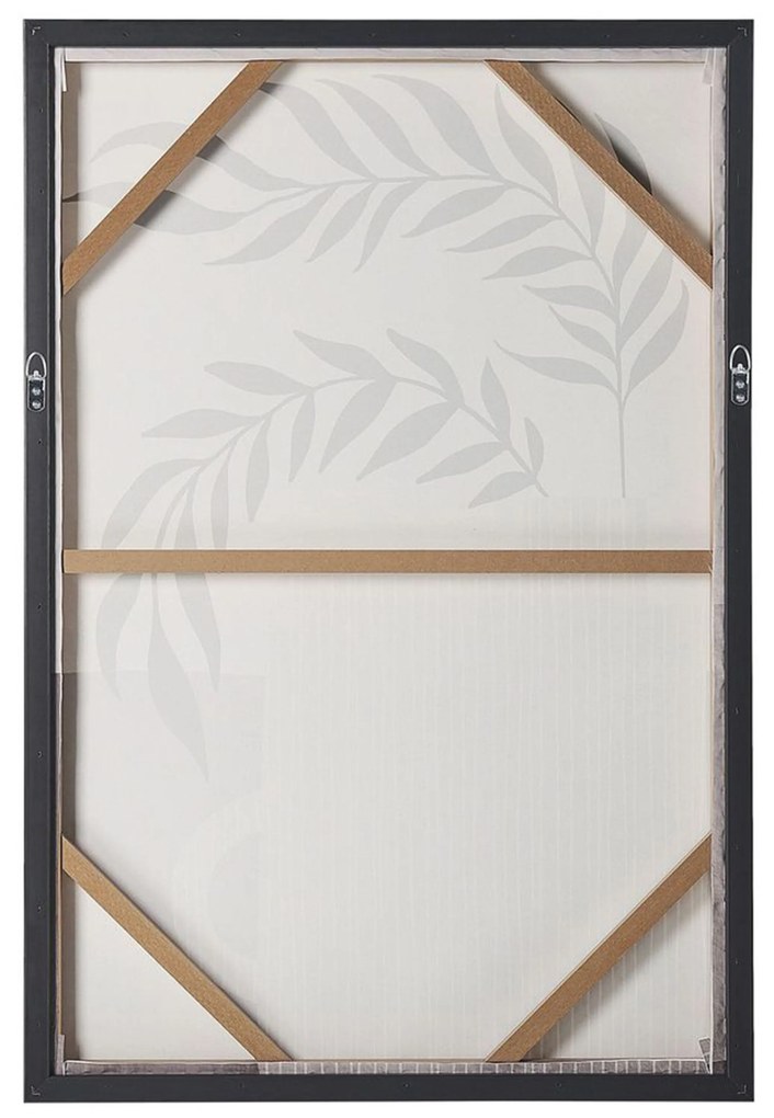 Szürke keretezett kép 63 x 93 cm CREDERA Beliani