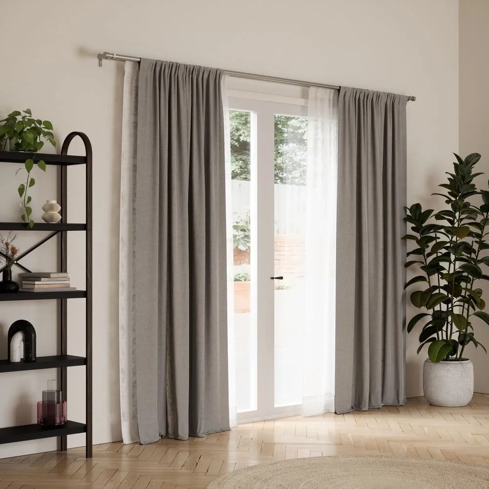 Acél bővíthető-dupla függönykarnis 305 - 457 cm Cappa – Umbra