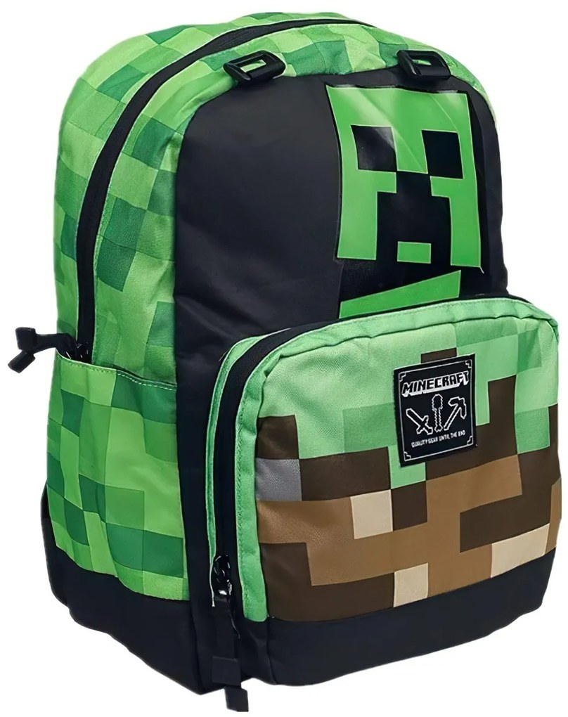 Minecraft pixel iskolai hátizsák