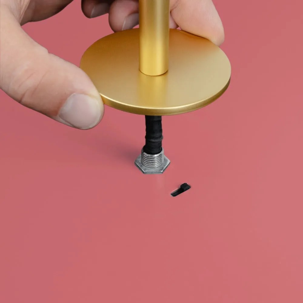 Rózsaszín fém LED dimmelhető függőlámpa fém búrával ø 31 cm Asteria Plus – UMAGE