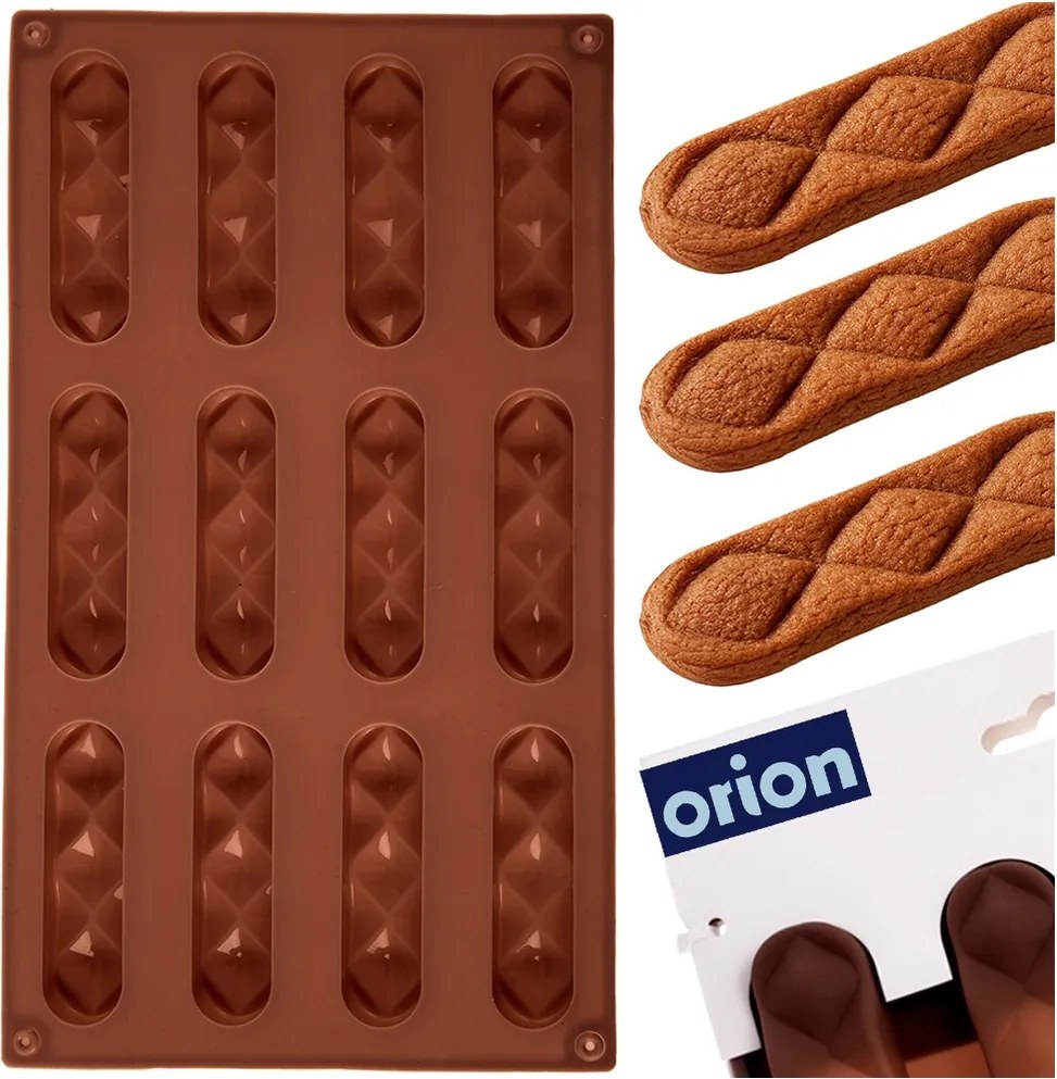 Szilikon keksz sütőforma omlós praliné kekszekhez