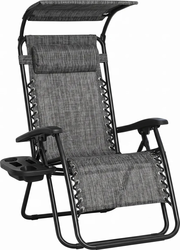 Avenberg Palmas pihenőfotel, szürke, 67 x 90 x 110cm