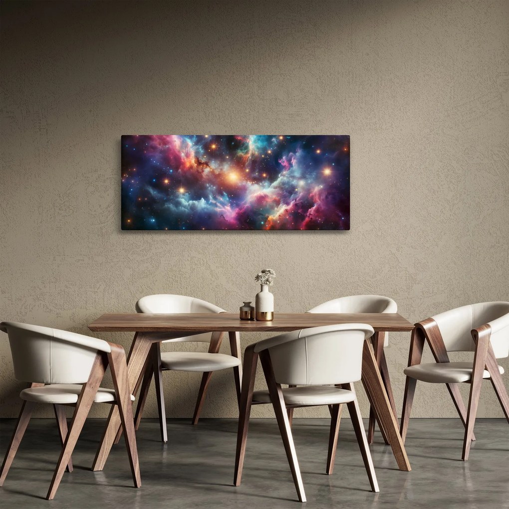 Kép - Sötét univerzum (120x50 cm)