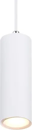 Globo 57911HW Függesztett lámpa fém fehér, fém fehér, kábel PVC fehér, HxSzxM: 90x90x1200mm, fényforrás nélkül szállítva 1x GU10 35W 230V