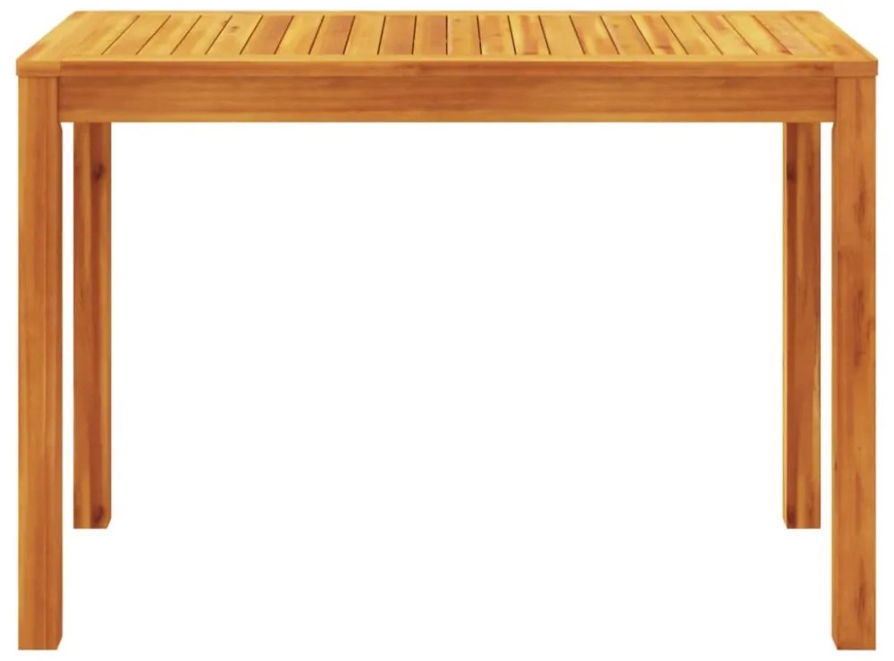 tömör akácfa kerti étkezőasztal 110 x 55 x 75 cm