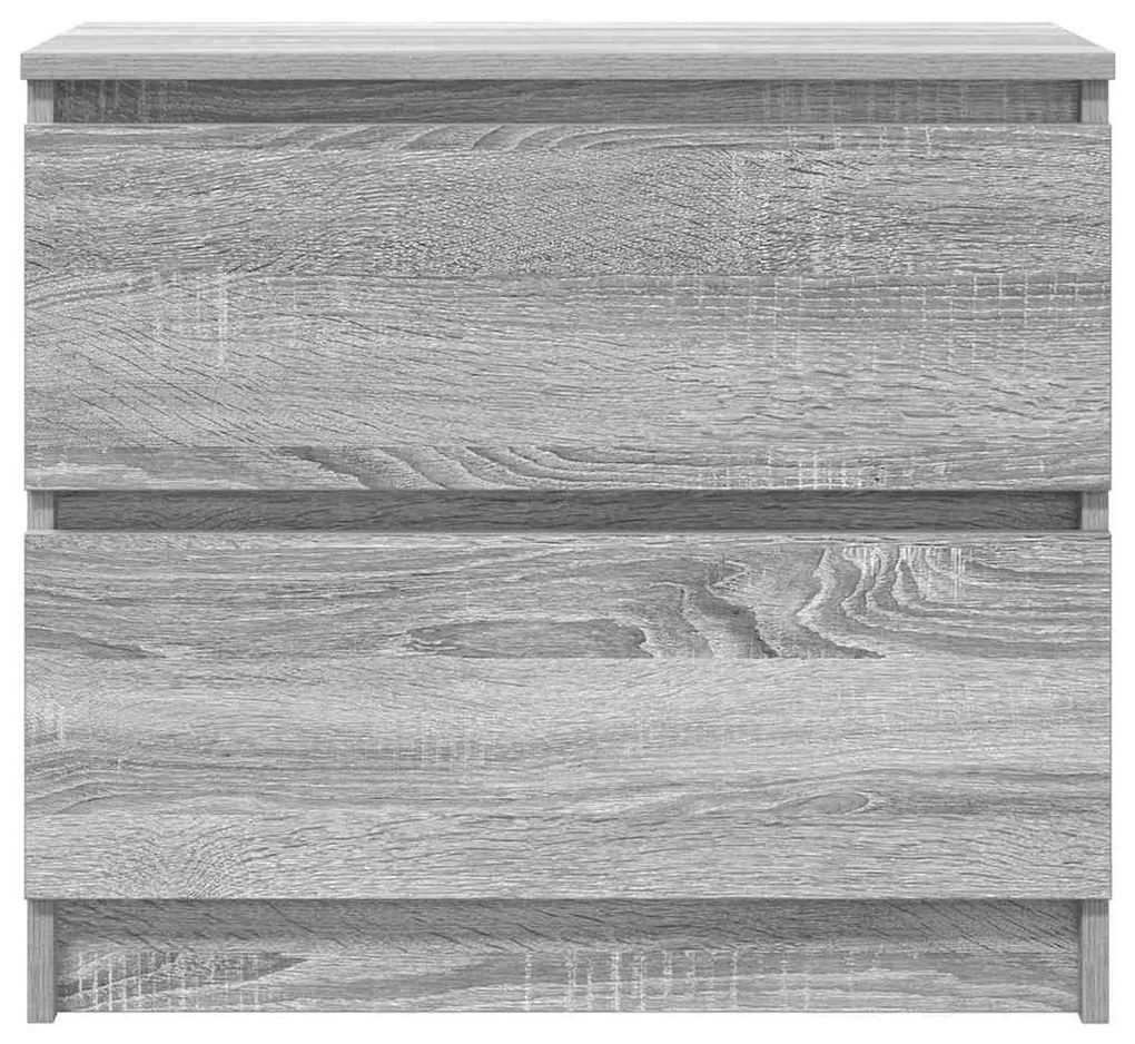 szürke sonoma színű szerelt fa TV-szekrény 60x35x54 cm