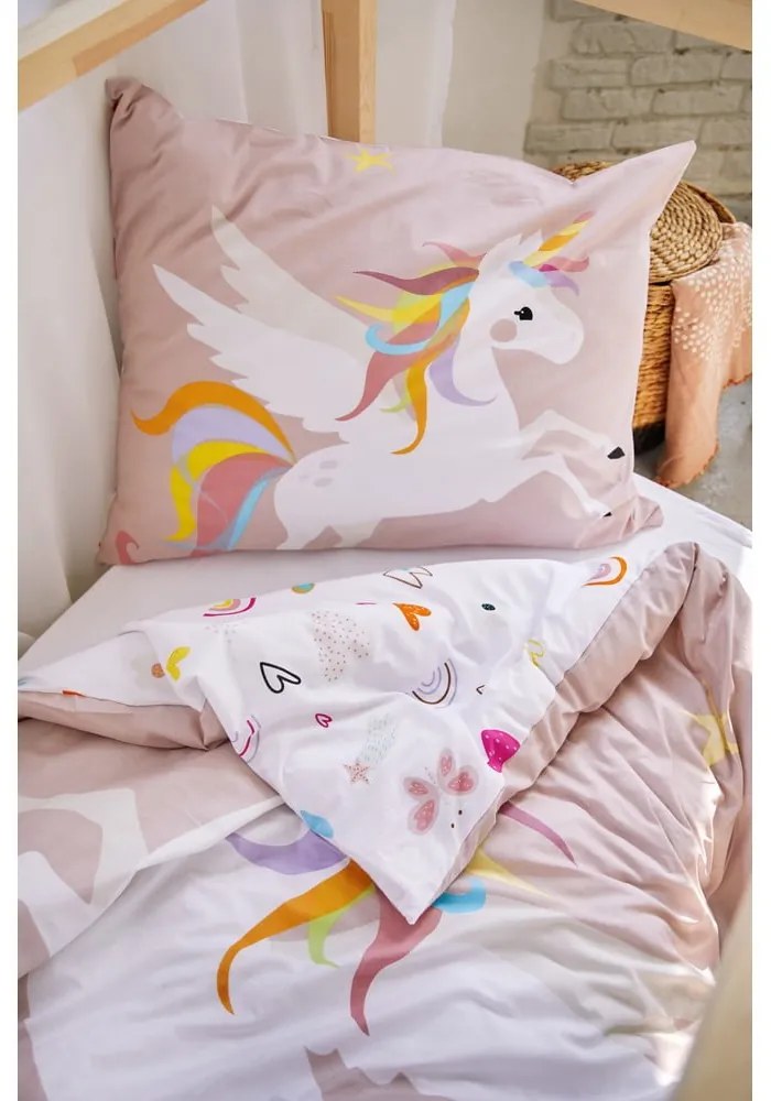 Egyszemélyes pamut gyerek ágyneműhuzat 140x200 cm Unicorn – Bonami Selection