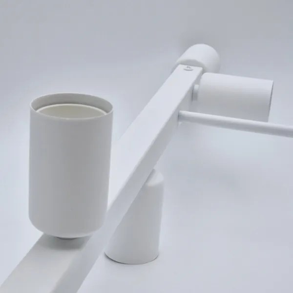 Csillár rúdon ASTRID 6xE27/60W/230V fehér