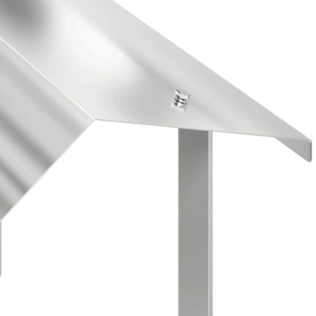 Kémény Felszerelés Ezüst 40 x 40 x 37.5 cm Rozsdamentes acél