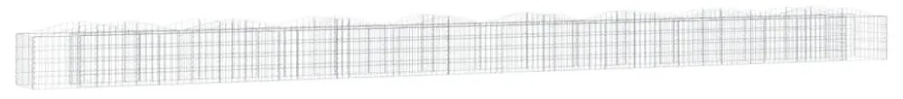 íves horganyzott vas gabion magaságyás 800x50x50 cm