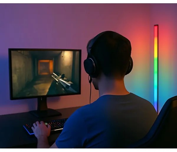 Grundig - RGBW LED fényerőszabályozható állólámpa LED/6W/230V + távirányító