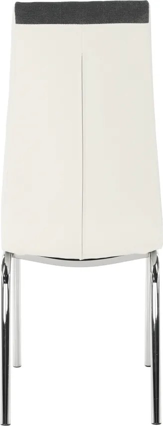 Étkezőszék, sötétszürke/fehér, GERDA New