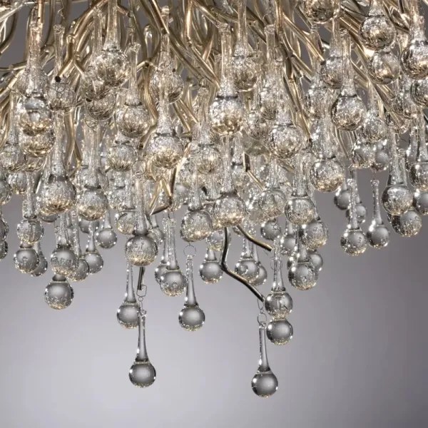 Paul Neuhaus 8092-55 - Felületre szerelhető ICICLE csillár 14xG9/40W/230V, átmérő 100 cm, króm