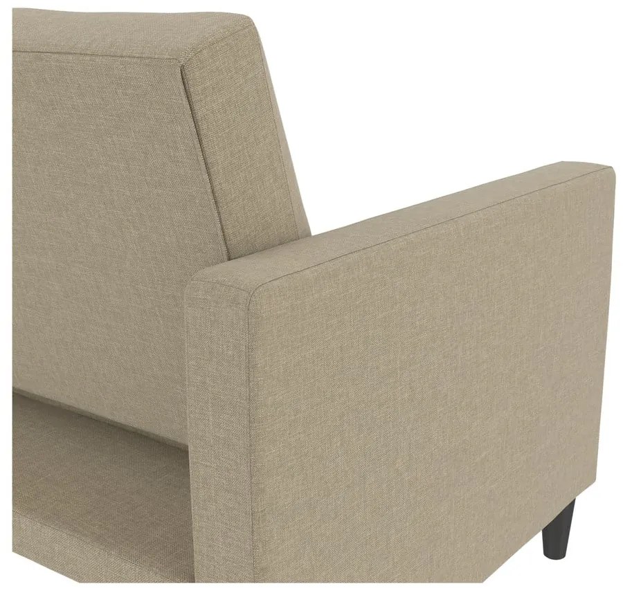 Bézs kinyitható kanapé 86 cm Celine – Støraa