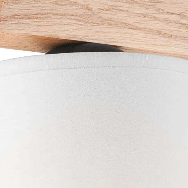 Csillár ANDREA 3xE27/60W/230V tölgy/fehér