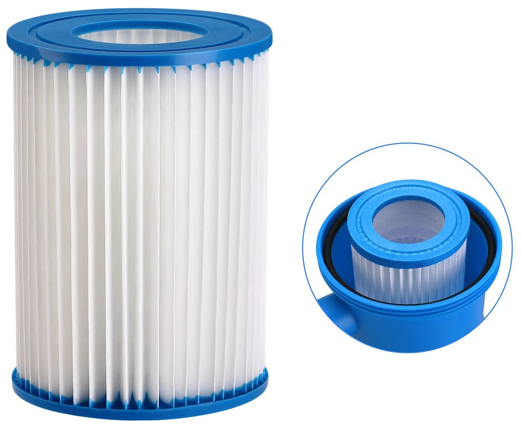 Deuba Medencei szűrőszivattyú MZP40 kék/narancssárga 3 400 l/h