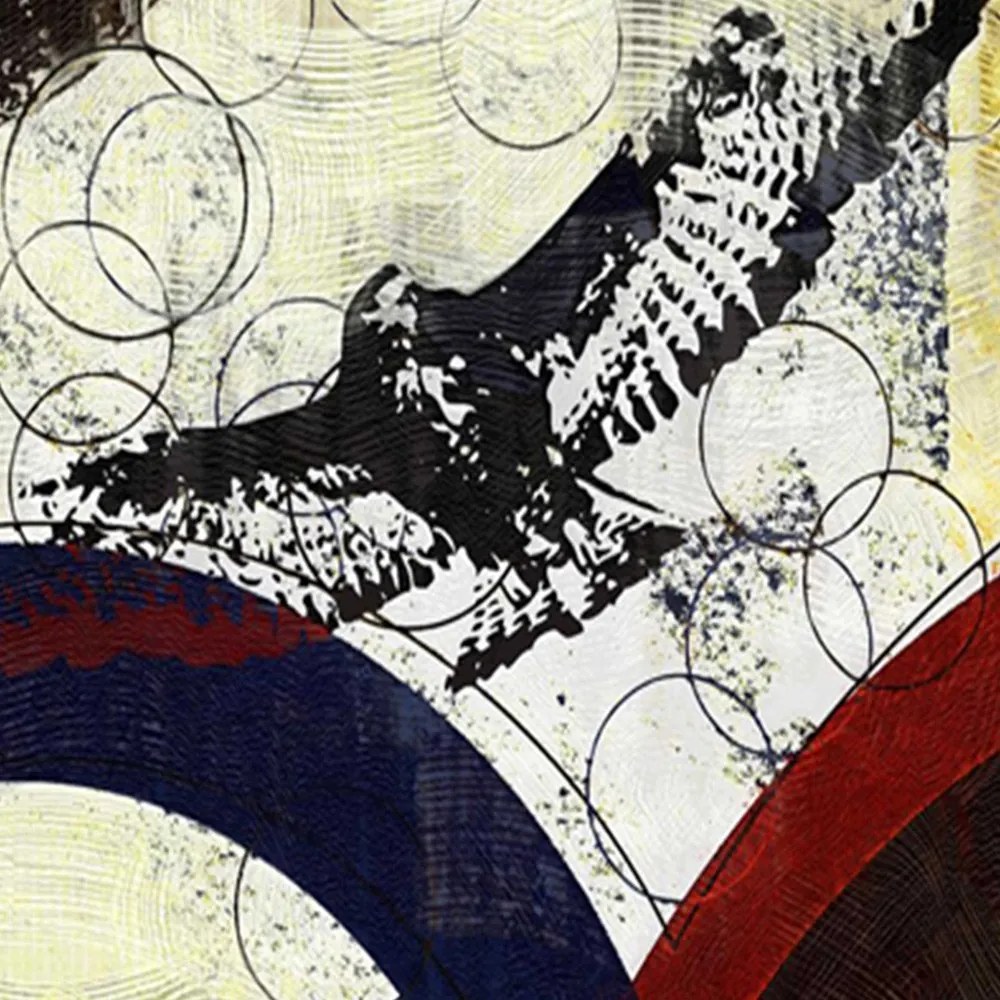 Gario Paraván Grafit absztrakt Méret: 180 x 170 cm, Kivitelezés: Klasszikus paraván