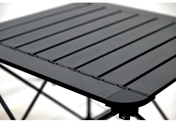 Összecsukható kempingasztal 52x52cm antracit