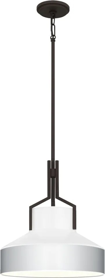 Quoizel Brecken QZ-BRECKEN-2P-AB-OPAL Függőlámpa 2x60W/E27 IP20