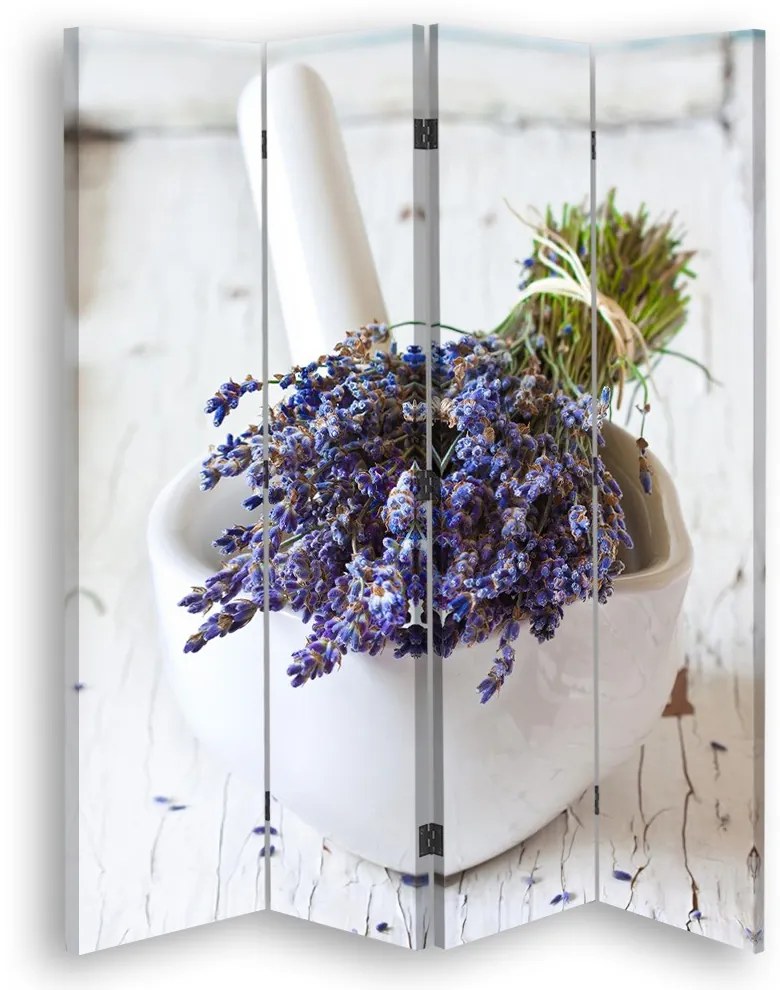 Gario Paraván Levendula csokor és habarcs Méret: 145 x 170 cm, Kivitelezés: Klasszikus paraván