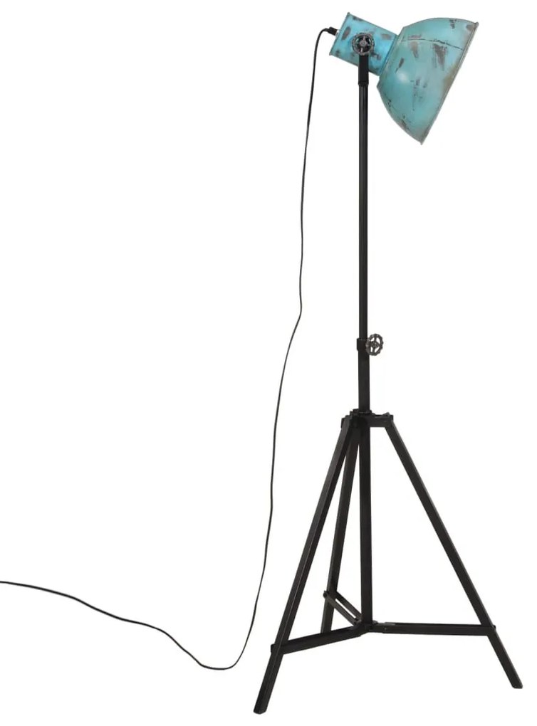 kopott kék állólámpa 25 W 61x61x90/150 cm E27