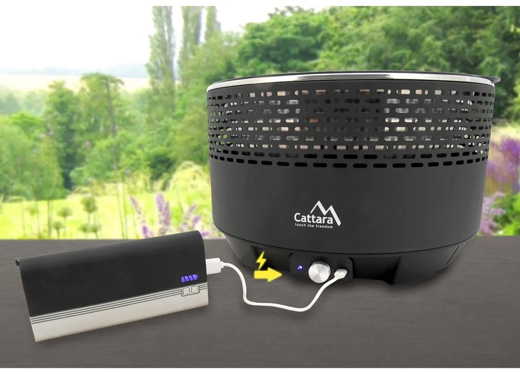 Cattara Keg faszén asztali grill, átmérő 30 cm