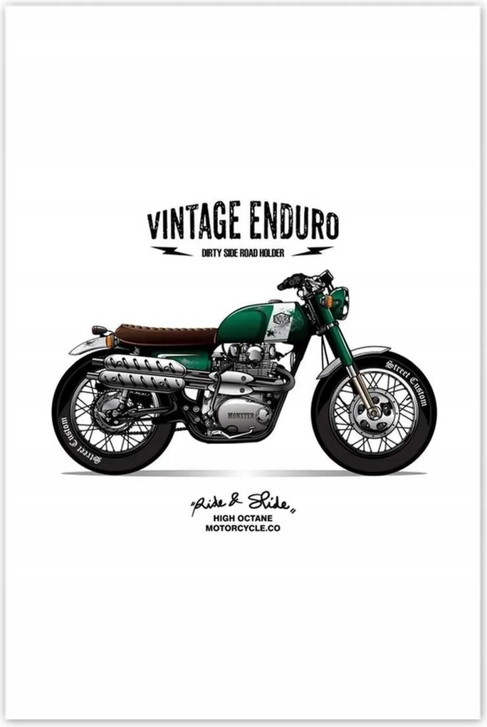 Poszterek 60x90 Motorkerékpár Antik Vintage