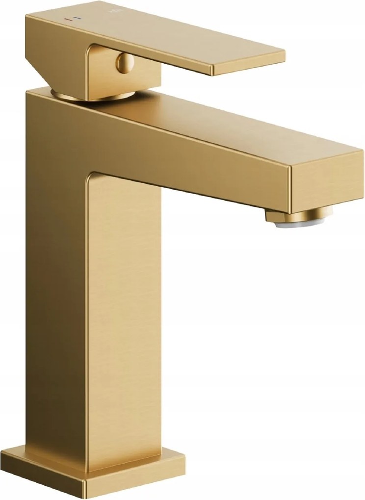 Kfa Álló Mosdó Csaptelep Logon, Brushed Light Gold Pvd Click Clack