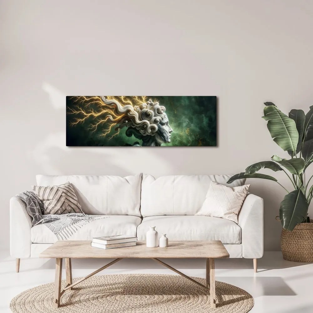 Kép természet energiája női arcban