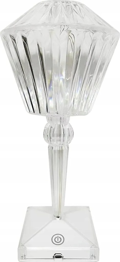 Lámpa Dekoratív Lámpa Gyémánt Kristály Led Színek Érintőképernyős Ajándék