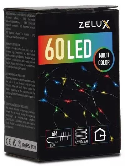 Zelux 60 Led 6M Karácsonyi Világítás MC