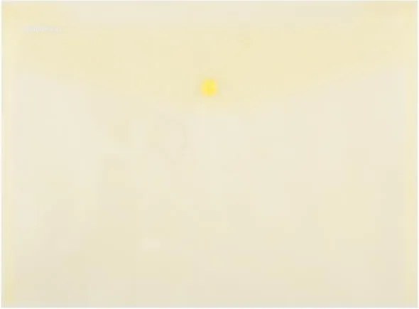 Irattartó tasak, A4, PP, patentos, DONAU, sárga (D8544S)