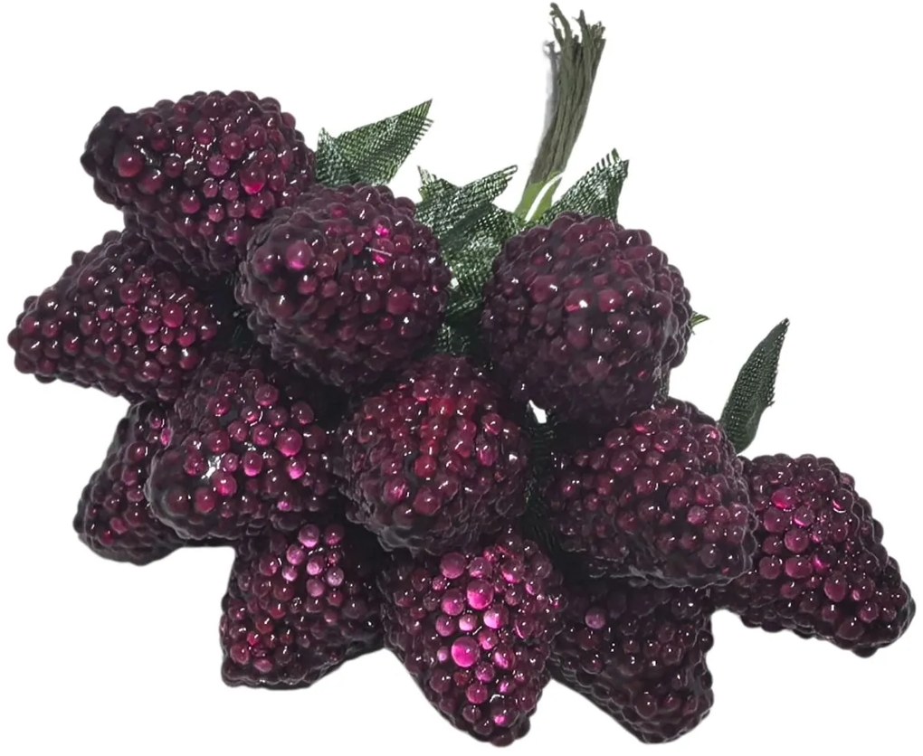 Dísz málna csokor 13 cm