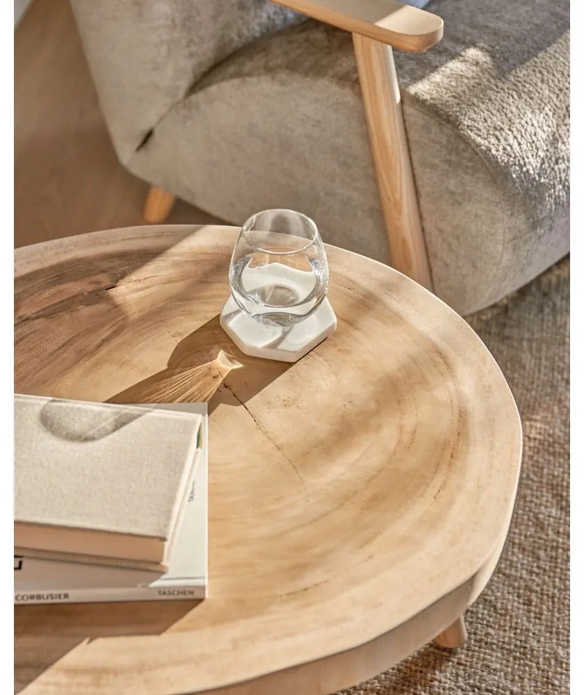 Munggurfa kerek tárolóasztal ø 65 cm Wellcres – Kave Home