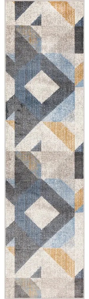 Világosszürke futószőnyeg 80x300 cm Soft Halleby – FD