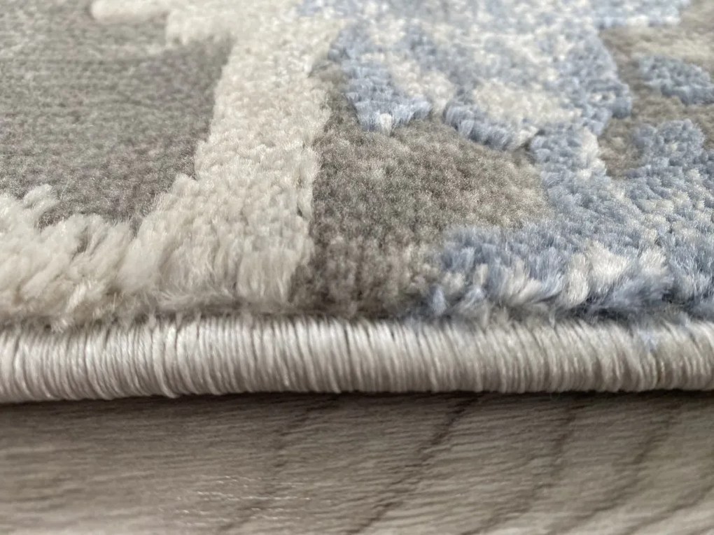 Veston 51271 kék modern szőnyeg 60x110 cm