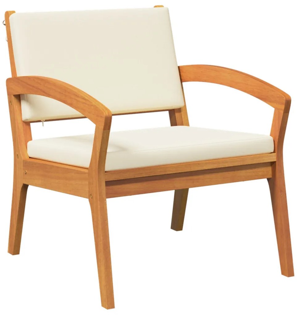 Bisztró készlet 5 pcs Barna 75 x 45 x 38 cm Tömör akácfa