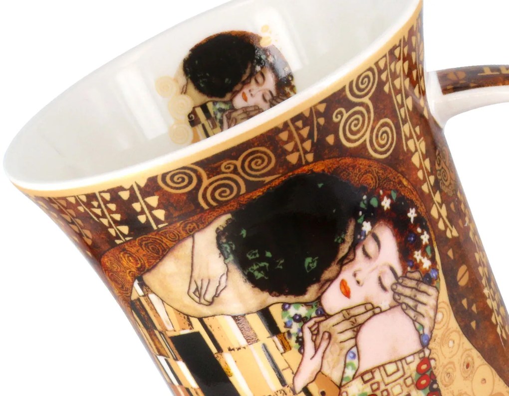 Klimt porcelán bögre díszdobozban 350 ml A Csók