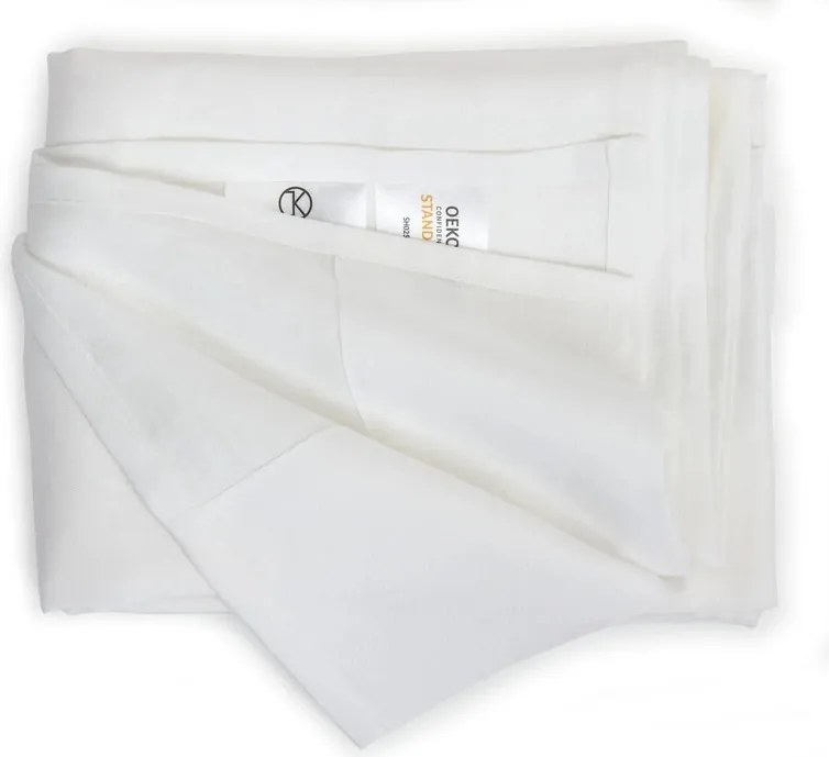 Klara Lenvászon lepedő gumi nélküli160x200 Fehér