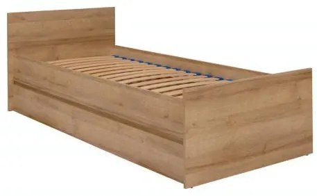 Egyszemélyes ágy 80 cm Cortez C 08 (riviera tölgy) ( ágyráccsal). Akció -15%. 1004890