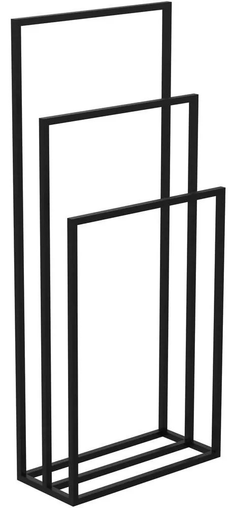 Törölközőtartó 105x45 cm fekete