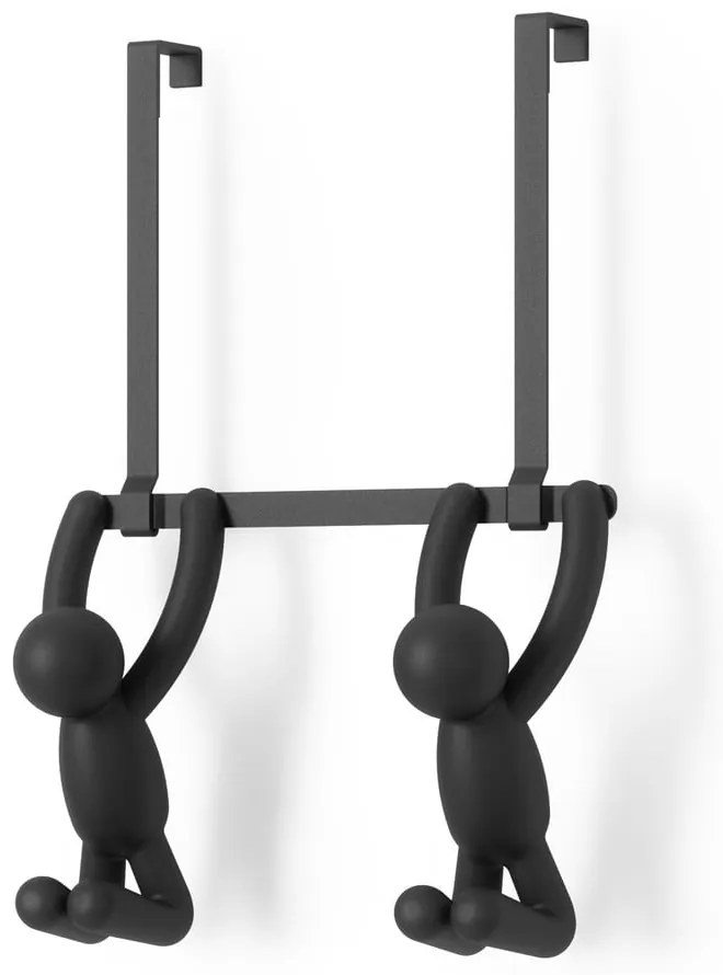 Fekete műanyag ajtófogas 22 cm Buddy – Umbra