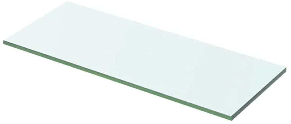 vidaXL 50x15 cm átlátszó panel üvegpolc