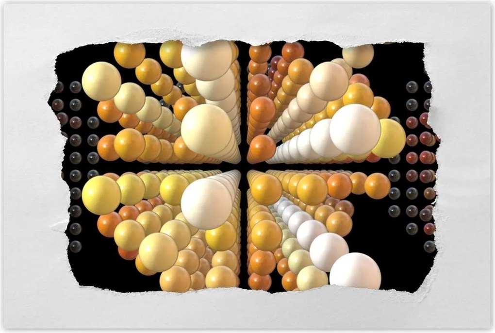 Poszterek 60x40 Narancssárga absztrakt