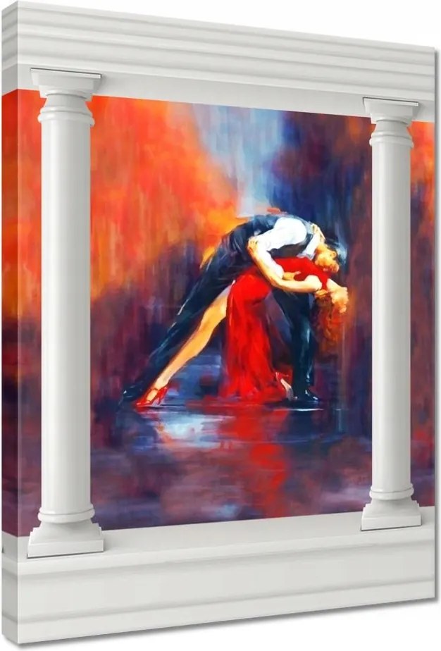 Vászonkép 50x70 Szenvedélyes tánc
