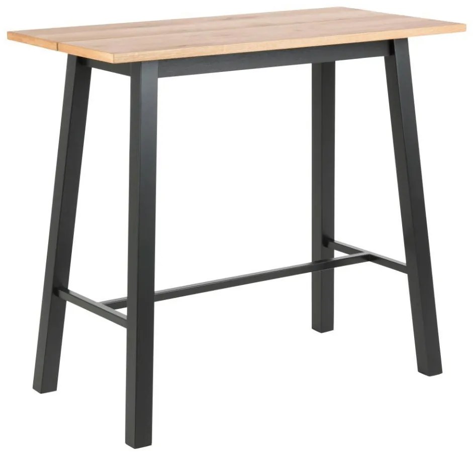 Chara bárasztal tölgy-fekete 117 cm