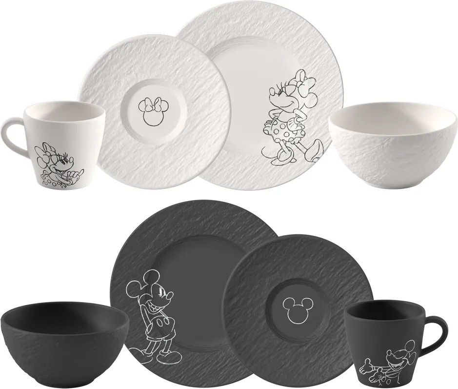 Manufacture Rock reggelizőkészlet - Mickey egér, 8 darabos - Villeroy & Boch